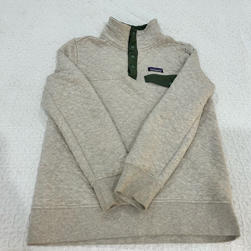 Patagonia quarter snap quilted pullover